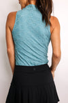 Greyson Wolf Links Lace Sleeveless Halley Quarter-Zip