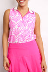 Lilly Pulitzer UPF 50+ Luxletic Alister Polo Top