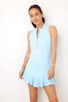 Sofibella Sleeveless Zip Top