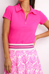 Lilly Pulitzer UPF 50+ Luxletic Frida Half Zip Polo