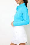 IBKUL Long Sleeve Mock Neck Top