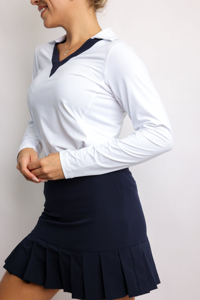 Golftini Long Sleeve Say Yes Polo