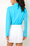 IBKUL Long Sleeve Mock Neck Top