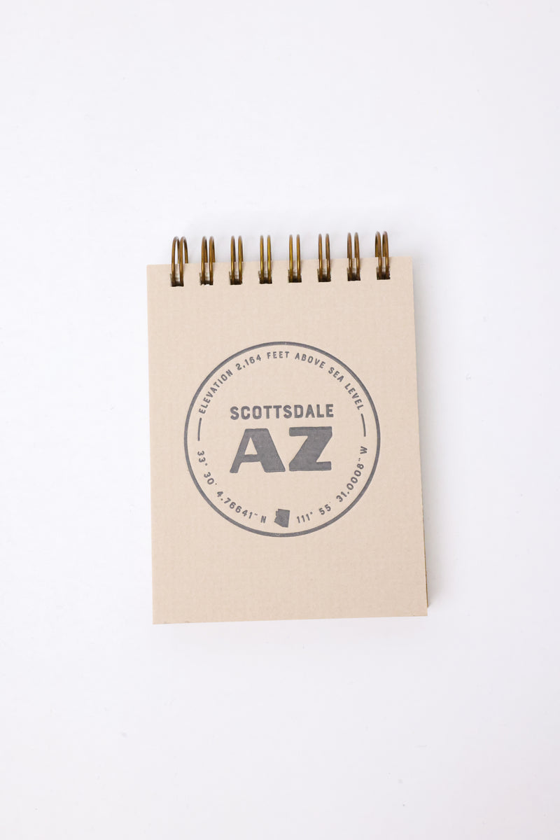 City Geotag Mini Jotter Notebook