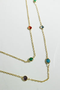 PG Designs Rainbow Stud Necklace