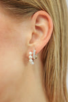 PG Designs Pearl Hoops