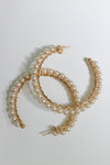 PG Designs Large Pearl Hoops