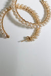 PG Designs Large Pearl Hoops