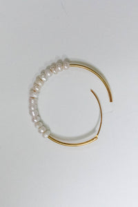 PG Designs Large Pearl Hoops