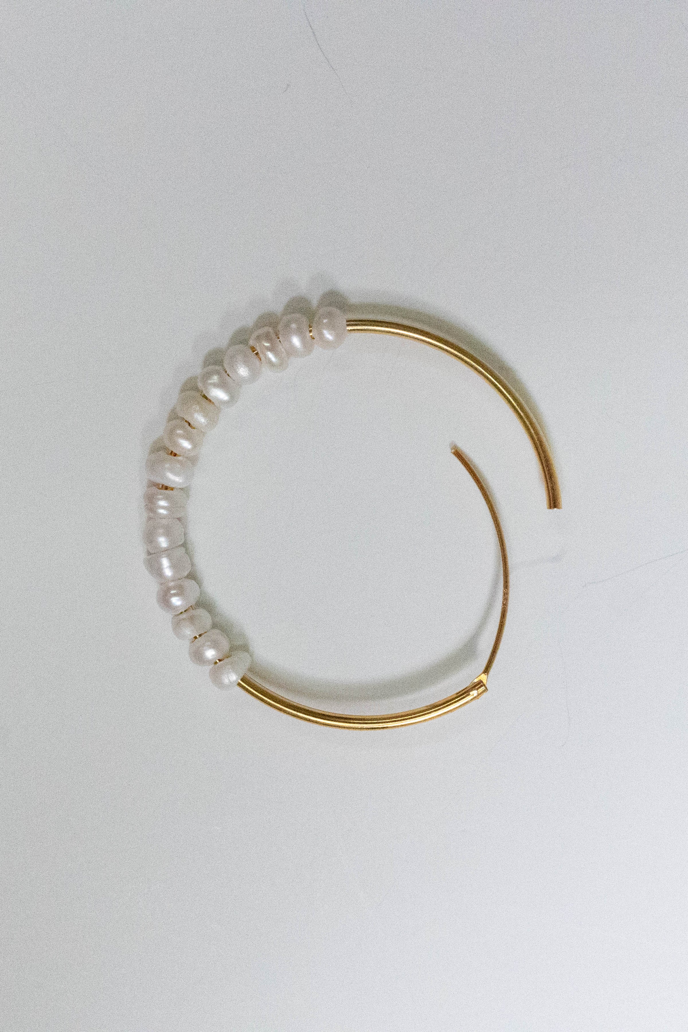 PG Designs Large Pearl Hoops