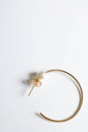 Large with Pearl Detail Hoops