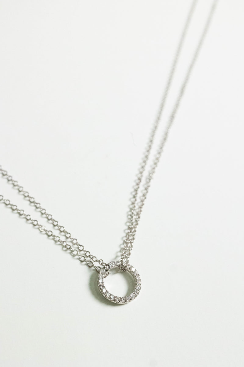 PG Designs Circle Stud Necklace