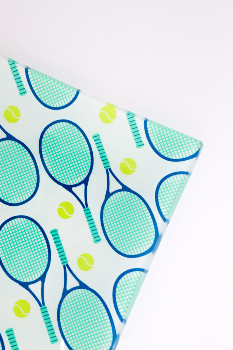 Tennis Glass Trinket Tray