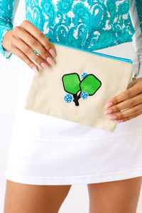 Pickleball Embroidered Bittie Bag