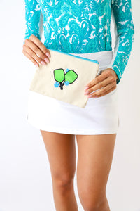 Pickleball Embroidered Bittie Bag