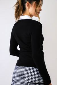 Stretch V-Neck Sweater