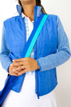 Blue Stripe Bag Strap